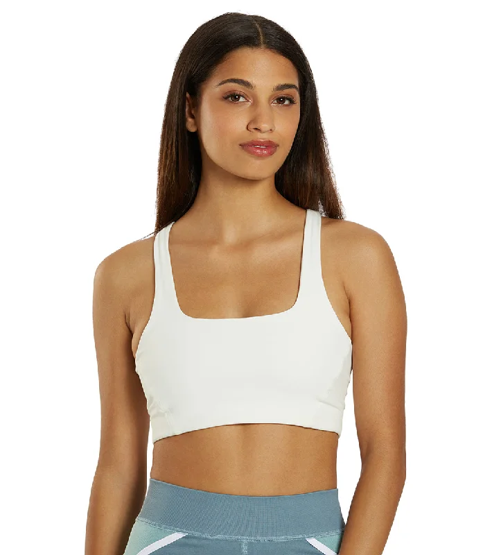 Women's Athletic Clothes Free People Never Better Square Neck Bra White