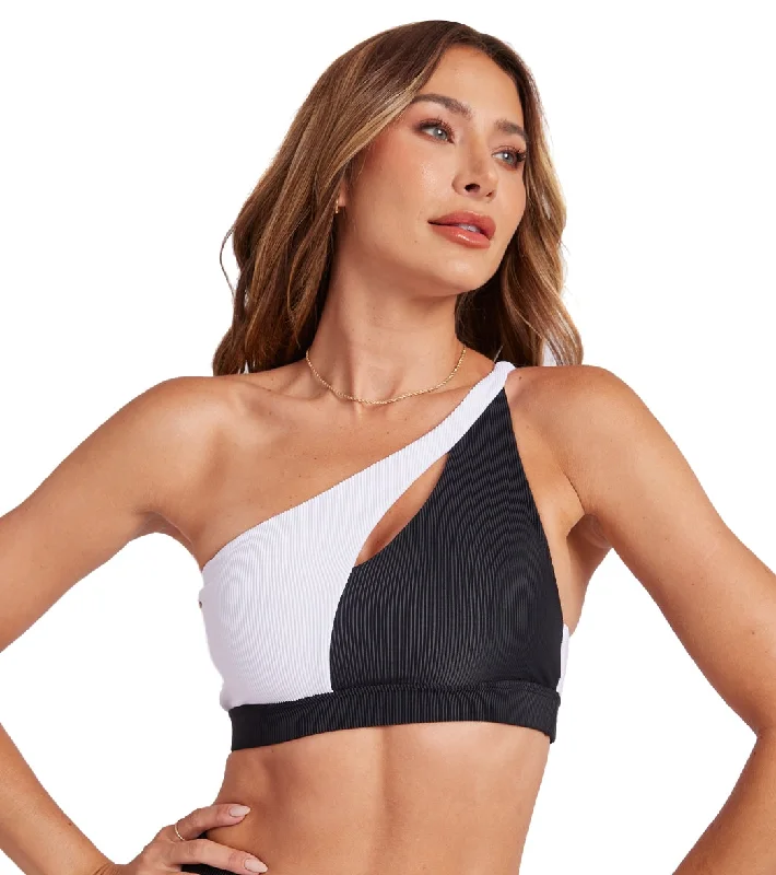 Women's Athleisure Apparel Onzie Sutra Bra Black/White Combo