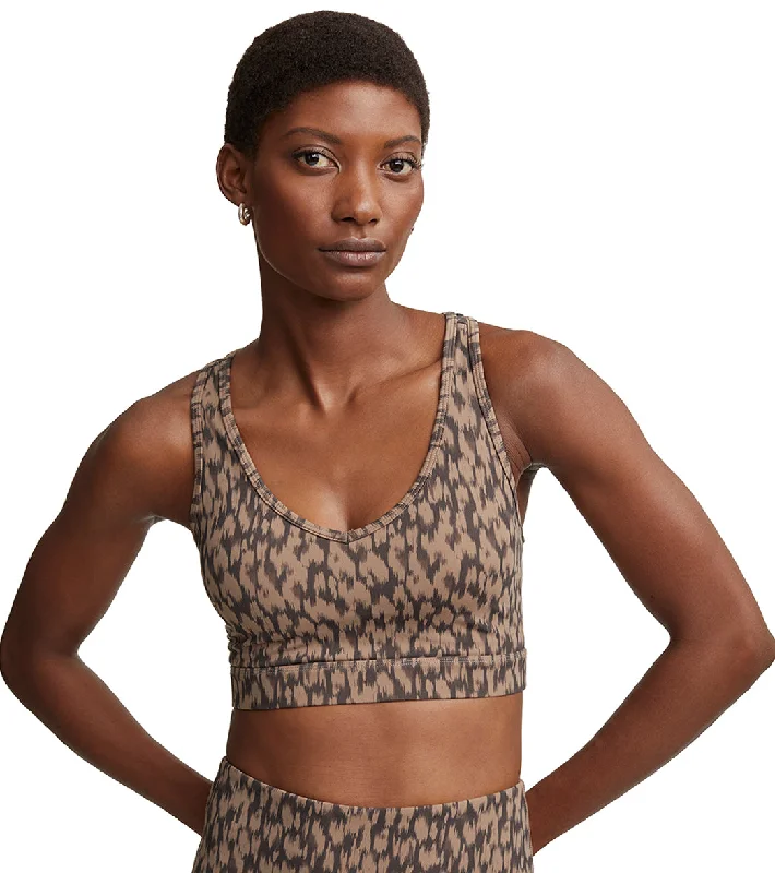 Women's Trendy Attire Varley Form Park Bra Cocoa Etched Animal