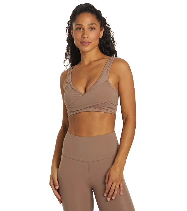 Women's Trendy Clothing Varley Let's Move Kellam Bra Deep Taupe