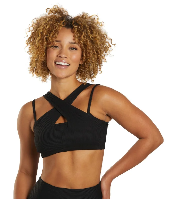 Women's Workout Clothing Year of Ours Double Bra Black