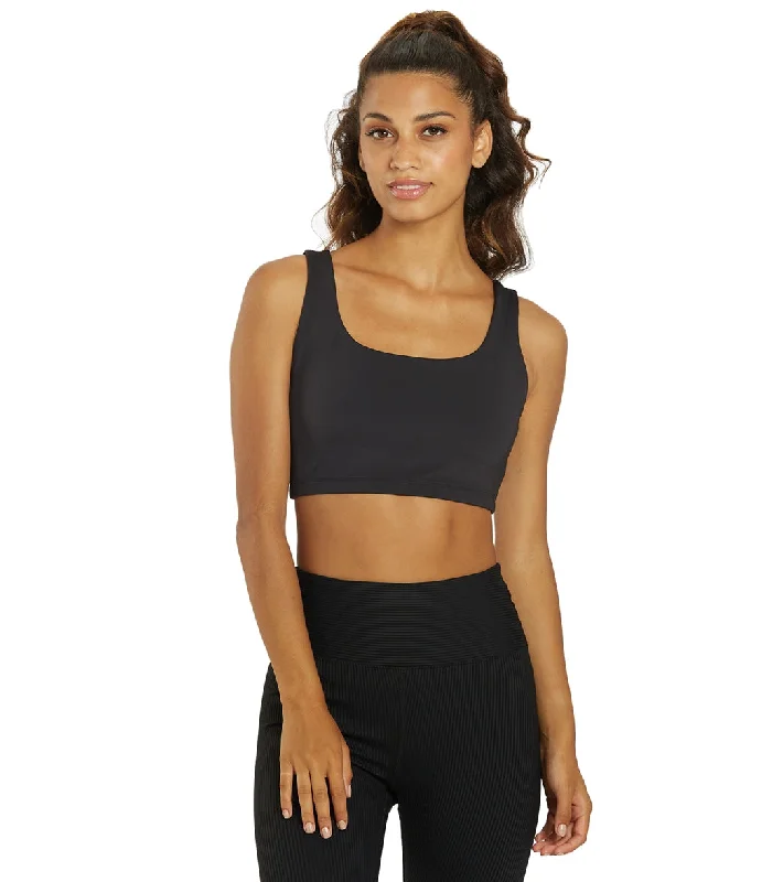 Women's Activewear Attire Year of Ours Recycled Go To Bra Black