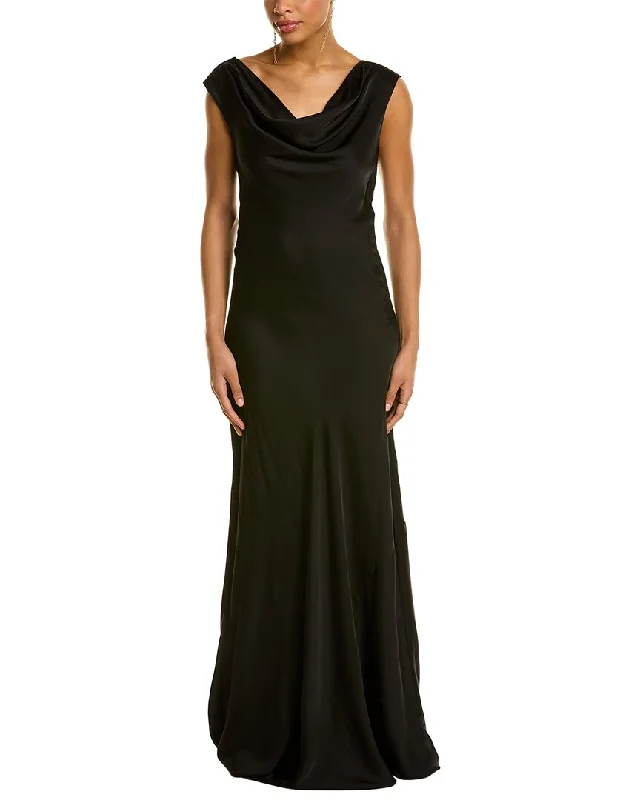 Women's Elegant Apparel Donna Karan Cowl Neck Slip Gown