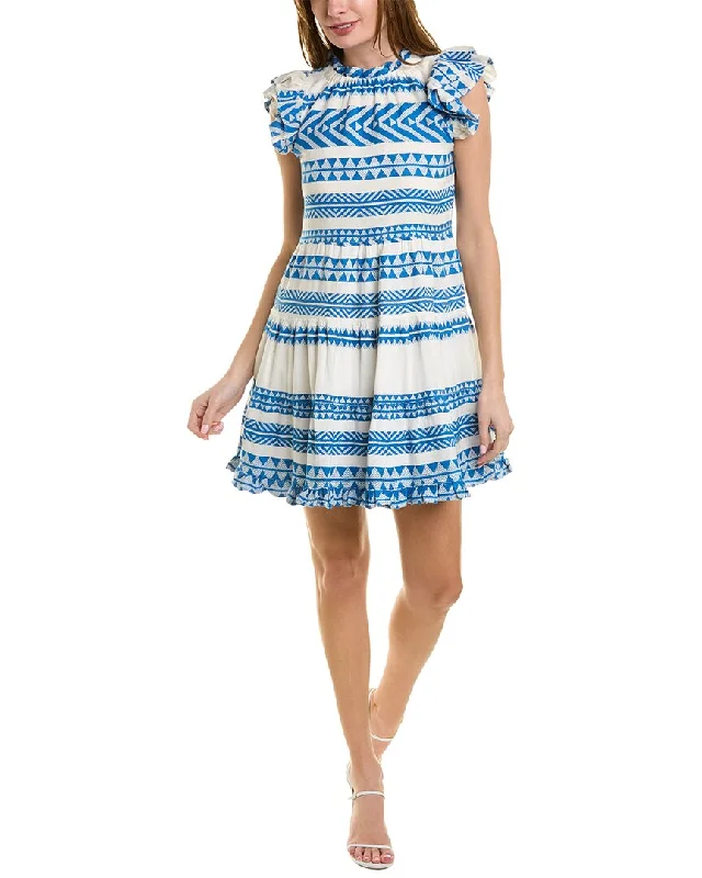 Women's Comfy Attire For Lounging Sail to Sable Tiered A-Line Dress