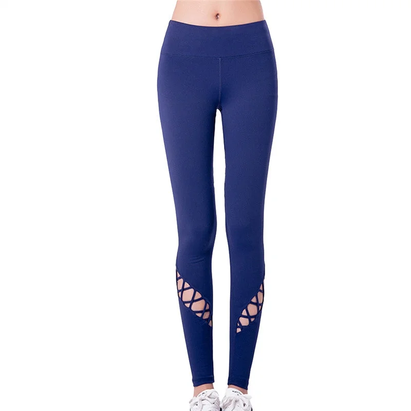 Women's Office Outfit Cut Out Yoga Pants