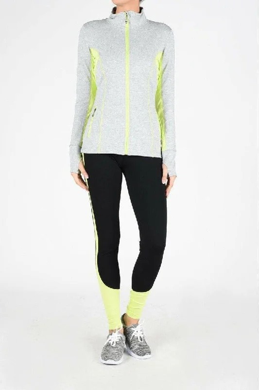 Women's Transitional Clothes Neon Green Yoga Pants