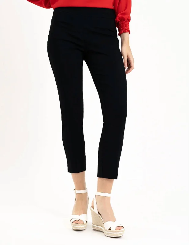 Women's High-End Clothing Comfort Stretch Pant In Black