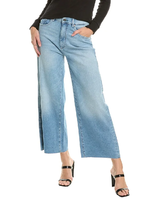 Women's Luxury Garments DL1961 Hepburn Lt Island Park Wide Leg Jean