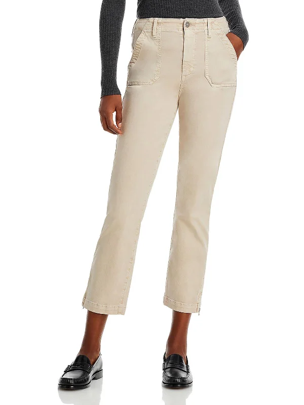 Casual Outfit For Women Jolie Womens High Rise Cargo Straight Leg Jeans