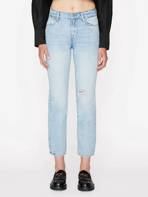 Women's Vacation Clothes Le High Rise Straight Jeans In Winslow