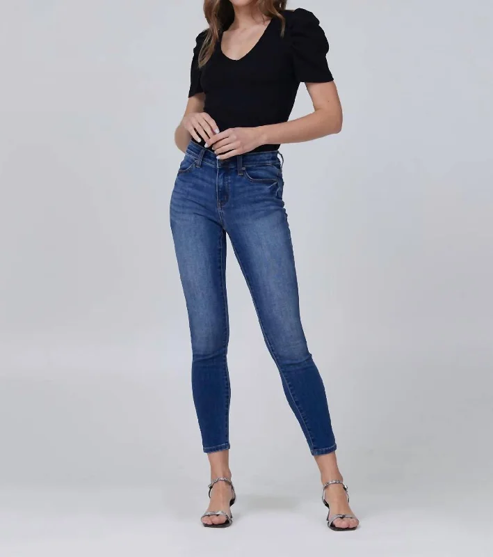 Classic Women's Apparel Louise Mid-Rise Skinny Ankle Jeans In Damen