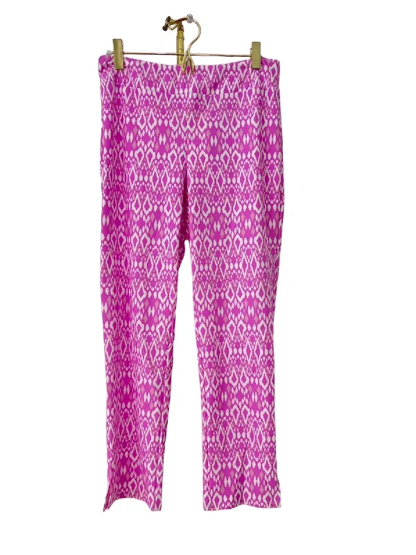 Women's High-End Clothing Lucia Pant In Diamond Ikat Begonia Pink