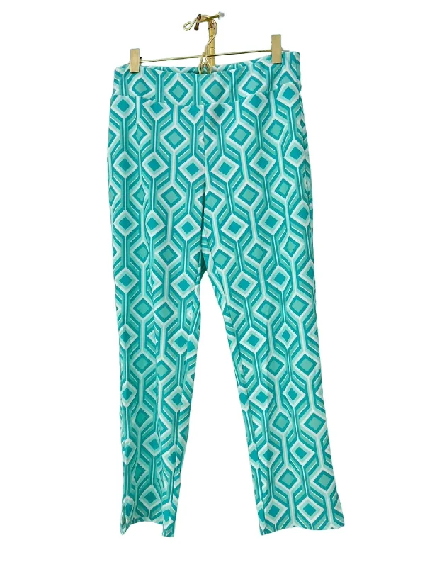 Women's Seasonal Wardrobe Clothing Lucia Pant In Trellis Trio Seamist