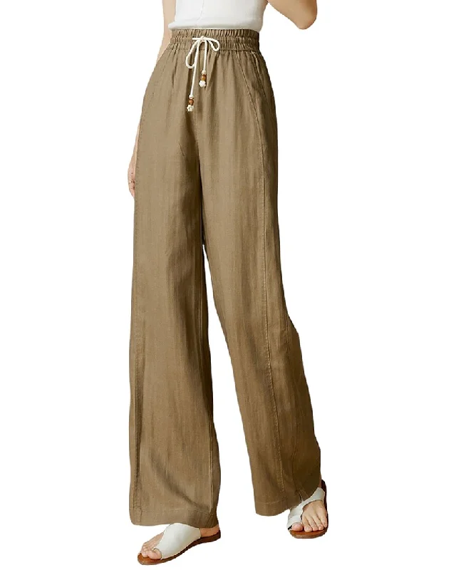 Women's Holiday Clothing Onebuye Linen-Blend Pant