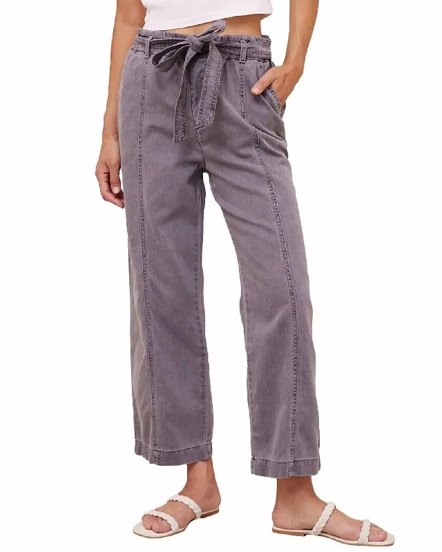 Women's Stylish Outdoor Outfit Paige Crop Pants In Washed Ash