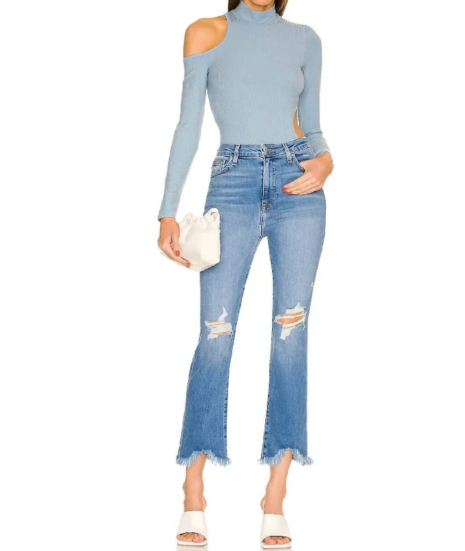 Classic Women's Apparel River High Rise Straight In Distressed Melrose