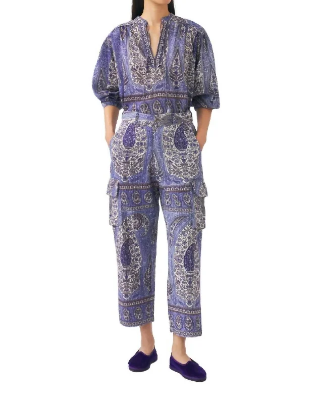 Stylish Women's Garments For Holidays Tajar Pant In Blue