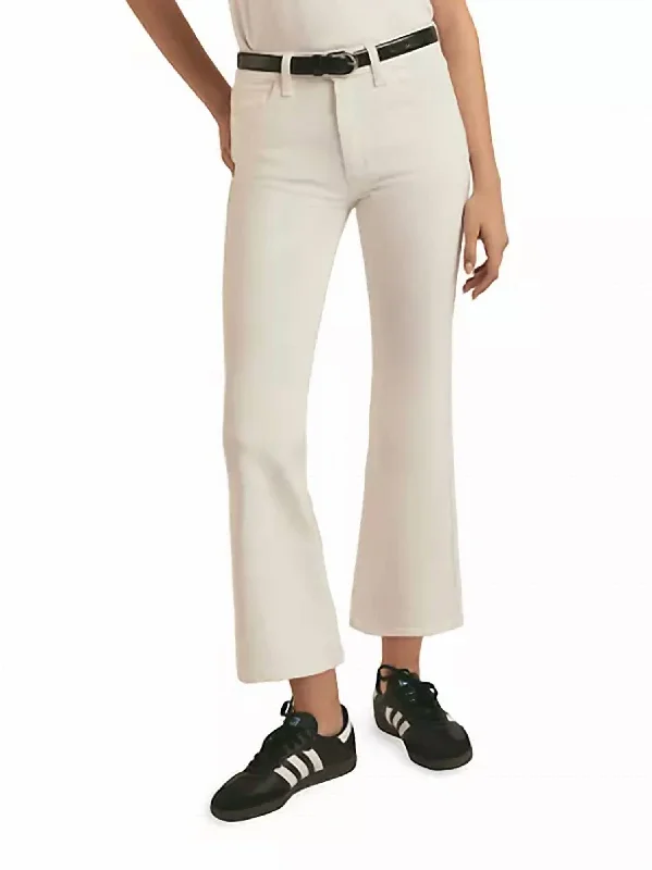 Women's Vintage Garments The Erin Crop Bootcut Jeans In Leche