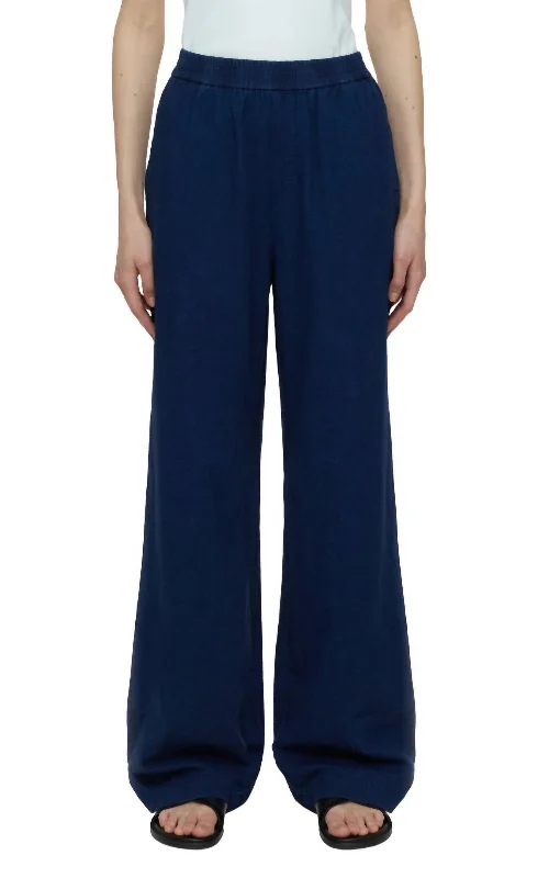 Elegant Women's Evening Garments Winona Pant In Dark Blue