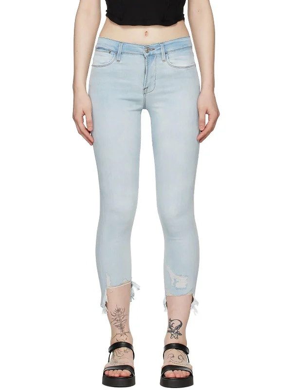 Women's Clothes And Apparel Sets Womens High Rise Cropped Skinny Jeans