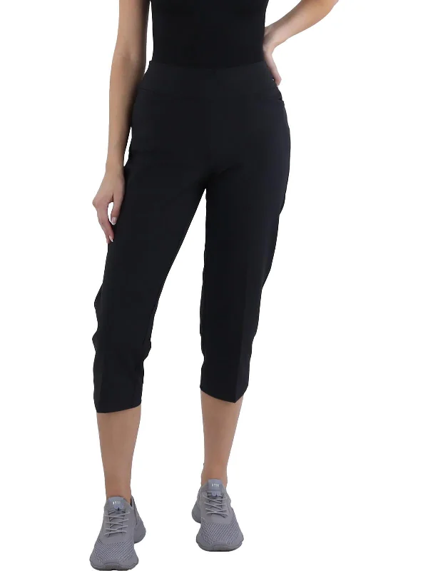 Women's Relaxed Outfit Womens Pockets Capri Capri Pants