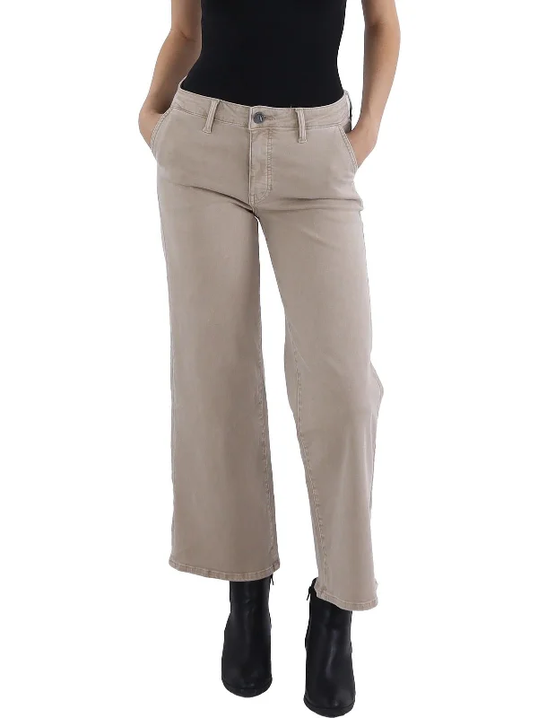 Women's Party Clothes Womens Wide Leg High Rise High-Waisted Jeans